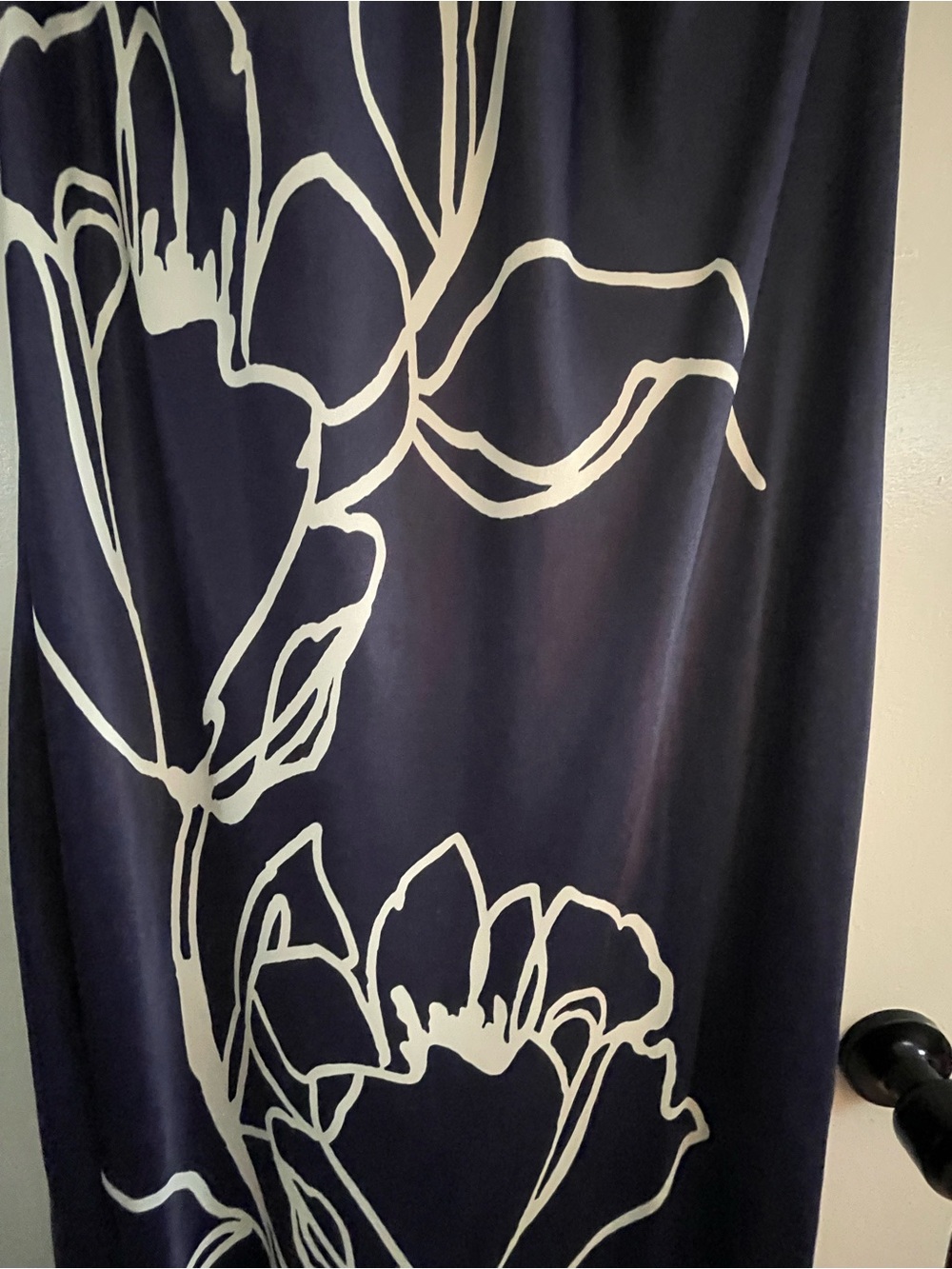 Maeve Sleeveless Navy Floral Midi Dress - size 2X - Picture 6 of 11